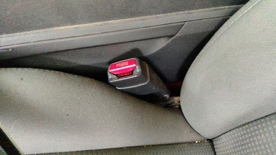08-10 Dodge Charger Driver Left Front Seat Belt Buckle Receiver Db Slate Gray