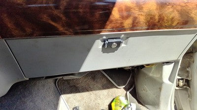 1985 Mercury Grand Marquis Glove Box Assembly Complete Door With Latch Oem Gray