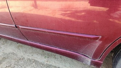 06 Mitsubishi Galant Driver Left Rear Moulding From Door Back Trim P06 Ultra Red