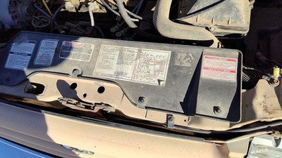 1984-1987 Ford Tempo Top Plastic Cover Above Radiator Support Sight Shield Oem