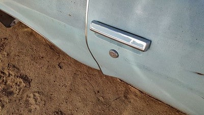 1975 Cutlass Supreme Passenger Right Front Outside Door Handle Blue 2 Door Coupe