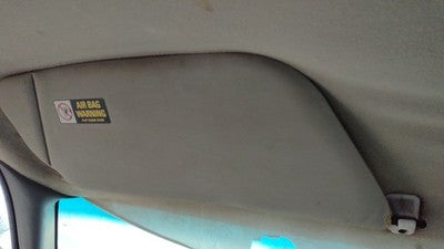 1999 F250 Super Duty Driver Left Sun Visor Oem Gray