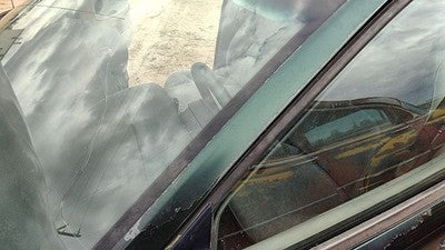 Saturn Sl1 Driver Left Rear Moulding On A Pillar Oem Green