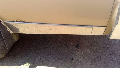 1985 Olds 88 Driver Left Rear Moulding On Quarter Panel Oem Chrome