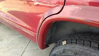 98-03 Dodge Durango Driver Left Rear Moulding From Door Oem Back Trim Strip Red