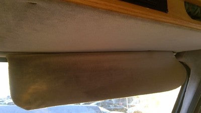 1989 Chevy G20 Van Passenger Right Sun Visor Oem Blue