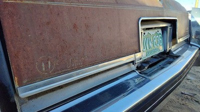 1984 Deville Sedan Chrome Rear Trim On Trunk Oem Deck Lid