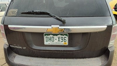 2007-2009 Chevy Equinox License Plate Trim Surround Panel Oem Tail Trunk Finish
