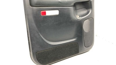 01 02 Sierra 2500 Hd Driver Left Rear Door Panel With Switches Back Graphite 12D