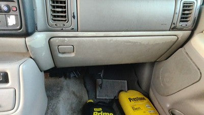 00-02 Chevy Suburban Glove Box Assembly Complete Door With Latch 922 Light Gray