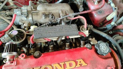 96-00 Civic Hx Coupe Complete Fuel Rail With Injectors Set Loaded 1.6L Vtec-E
