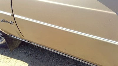 1985 Olds 88 Driver Left Front Moulding From Door Oem Trim Strip Gold