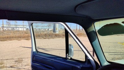 1995 F150 Driver Passenger Right Left A Pillar Trim Windshield Post Panel Blue