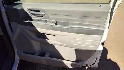 08-09 Grand Caravan Passenger Right Front Door Trim Panel With Switches Gray Ds