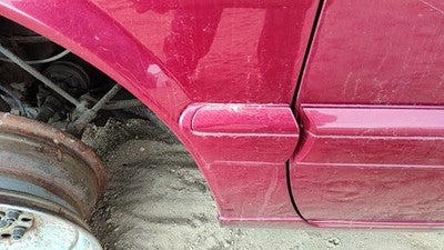 95-02 Eldorado Driver Left Moulding From Fender Trim Strip Crimson Red 86U