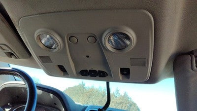 2007-2014 Gmc Acadia Center Overhead Console Oem Dome Light Map Lamp Cubby Black