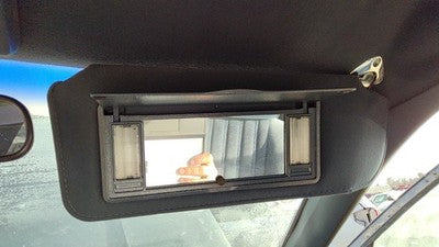 1989 Olds Cutlass Calais Passenger Right Sun Visor Oem Blue 2 Door