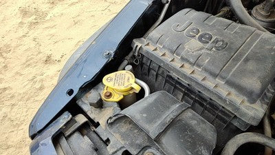 2002-2004 Jeep Liberty Windshield Washer Fluid Reservoir With Pump Wiper Tank