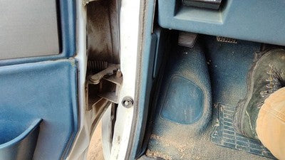 1993 Gmc Safari Driver Left Lower Kick Trim Panel Oem Blue
