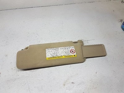 1999 Lexus Rx300 Passenger Side Sun Visor Assembly Mirror Tan Right Windshield