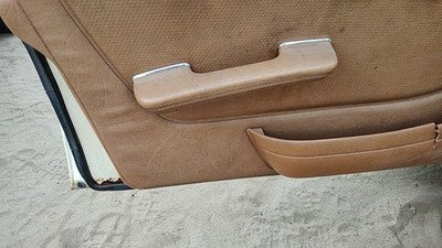 1980 Mercedes 300Td Driver Left Front Door Trim Panel Brown