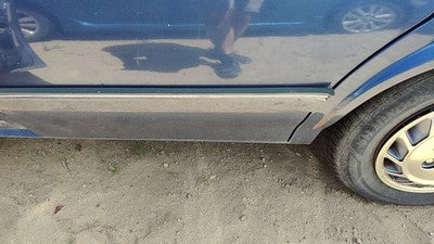 1994 Olds Cutlass Ciera Driver Left Rear Moulding From Door Back Trim Strip Blue