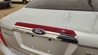2012 Ford Fusion License Plate Trim Surround Panel Oem Tail Trunk Finish Chrome