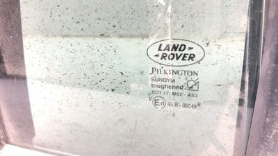 99-02 Range Rover Passenger Right Rear Vent Window Back Door Glass With Frame
