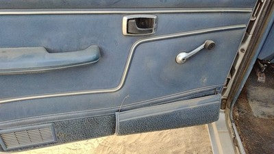1987 Ford Ranger Driver Left Front Door Trim Panel Manual Blue