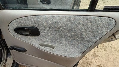 1996-1997 Saturn Sl1 Passenger Right Rear Door Trim Panel Manual Back Gray