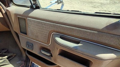 1988 Ford F150 Passenger Right Front Inside Door Trim Panel With Switches Tan