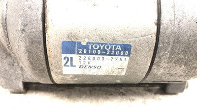 2000-2005 Toyota Celica Starter Motor 1.8L