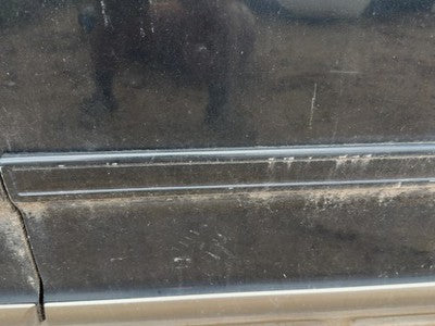 97-02 Ford Expedition Passenger Right Front Upper Moulding From Door Oem Black