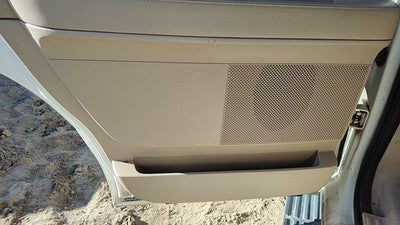 07-10 Lincoln Navigator Driver Left Rear Door Trim Panel With Switches Back Tan