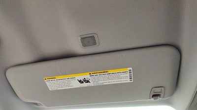 2014-2019 Silverado 1500 Driver Left Sun Visor Oem H2r Gray 22987235