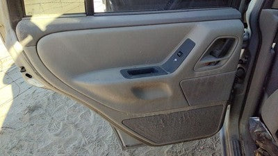 00-01 Grand Cherokee Driver Left Rear Door Trim Panel With Switches Back Gray