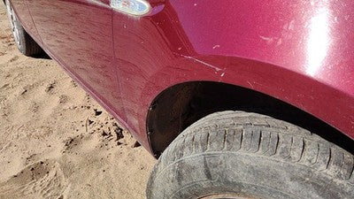 2006-2011 Hyundai Accent Passenger Right Front Fender Oem 5r Wine Red 663211e300