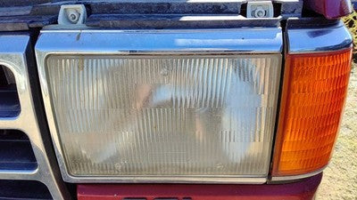 1987-91 Ford F150 Driver Left Head Light Front Lamp With Turn Signal Chrome Trim