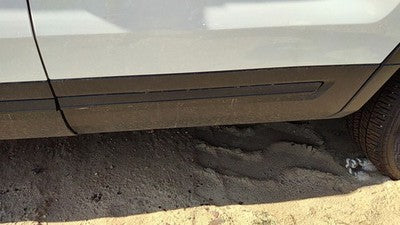 16-19 Police Interceptor Driver Left Rear Moulding From Door Back Trim Strip