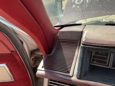 1986-1988 Olds 88 Driver Left Upper Dash Speaker Grille Oem Red 25532007