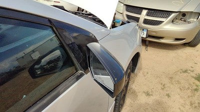 2007-12 Nissan Sentra Sr Passenger Right Side Mirror Door Mounted Oem Silver K23