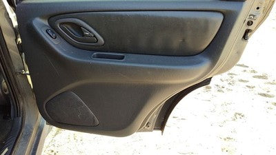 02-06 Tribute Passenger Right Rear Door Trim Panel With Switches Back Gray Ed0