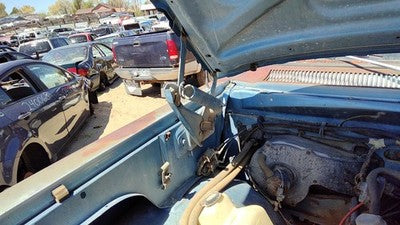 1978-1993 Dodge Ram W150 Passenger Right Hood Hinge Assembly Oem Blue 55027100