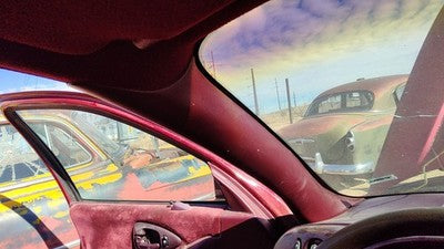 1995 Chevy Lumina Driver Left A Pillar Trim Windshield Post Panel Oem Red