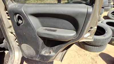 02-04 Liberty Passenger Right Rear Door Trim Panel With Switches Back Gray Dv