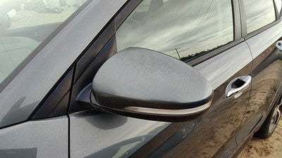 16-18 Hyundai Tucson Driver Left Side Mirror Door Mounted Oem Coliseum Grey Z56