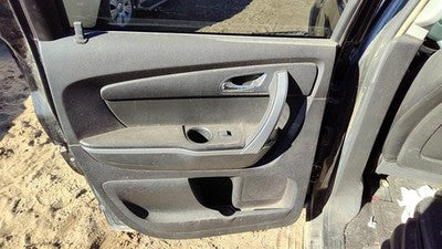 2009-2010 Gmc Acadia Driver Left Rear Door Trim Panel With Switches Back Black