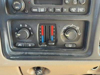 05-07 Silverado 2500 Temperature Control Module In Dash Heater Ac Head Unit Oem