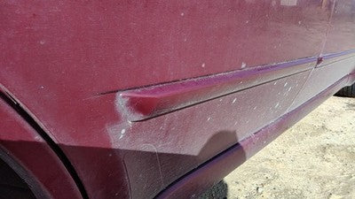 06 Galant Passenger Right Rear Moulding From Door Back Trim P06 Ultra Red Pearl
