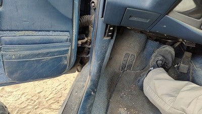 1989 Olds Cutlass Calais Driver Left Lower Kick Trim Panel Oem Blue 2 Door
